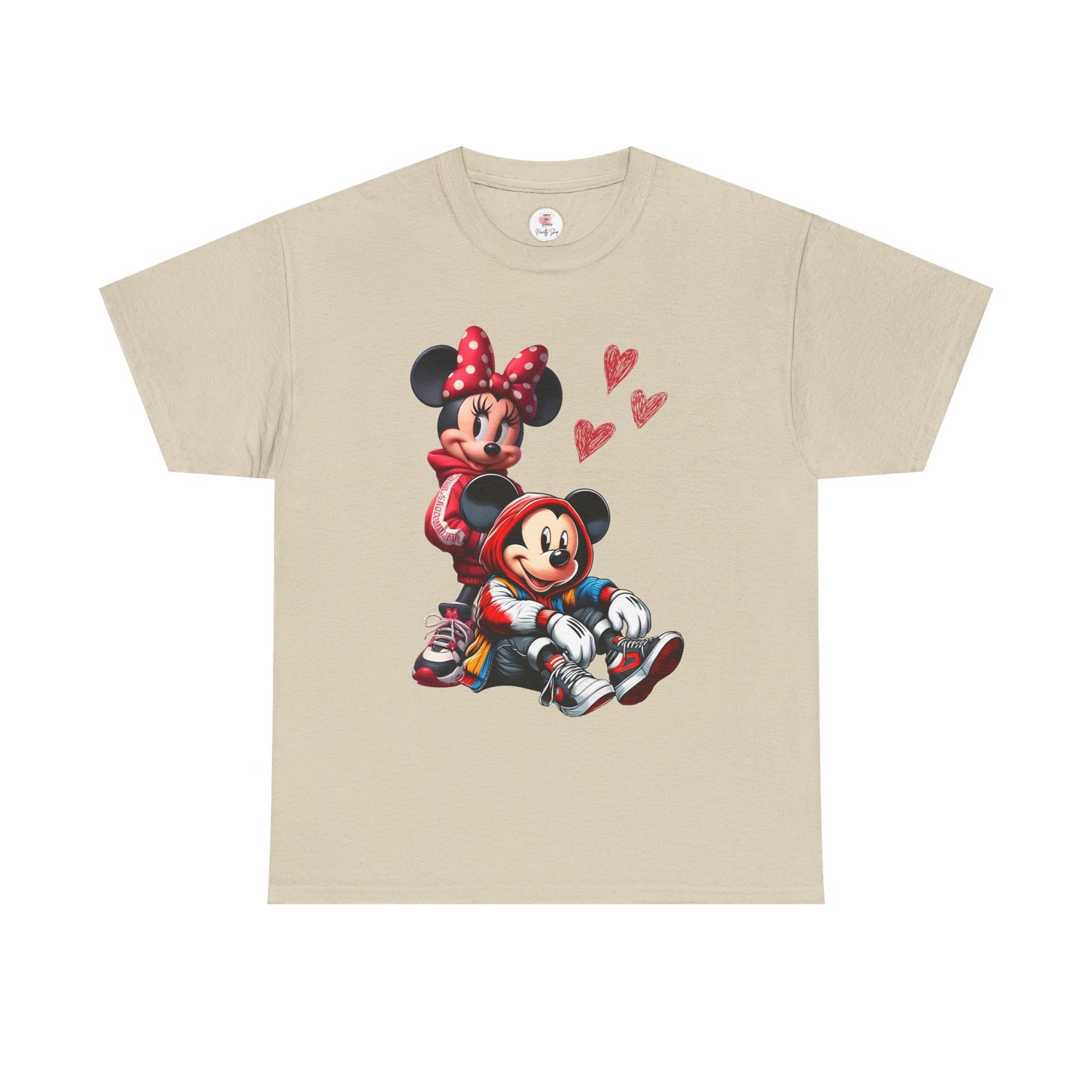 Mickey & Minnie Hearts T-Shirt, Disney Couples Shirt