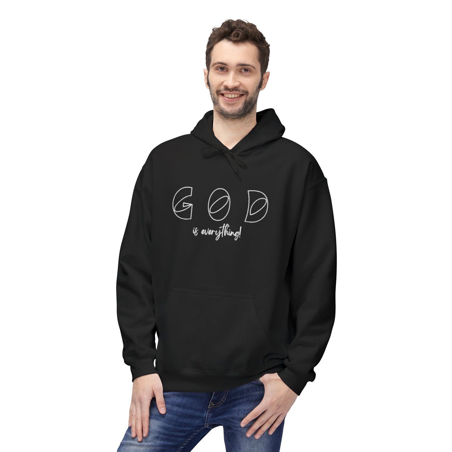 God Is Within Me Hoodie — Inspirational Faith Graphic Hoodie