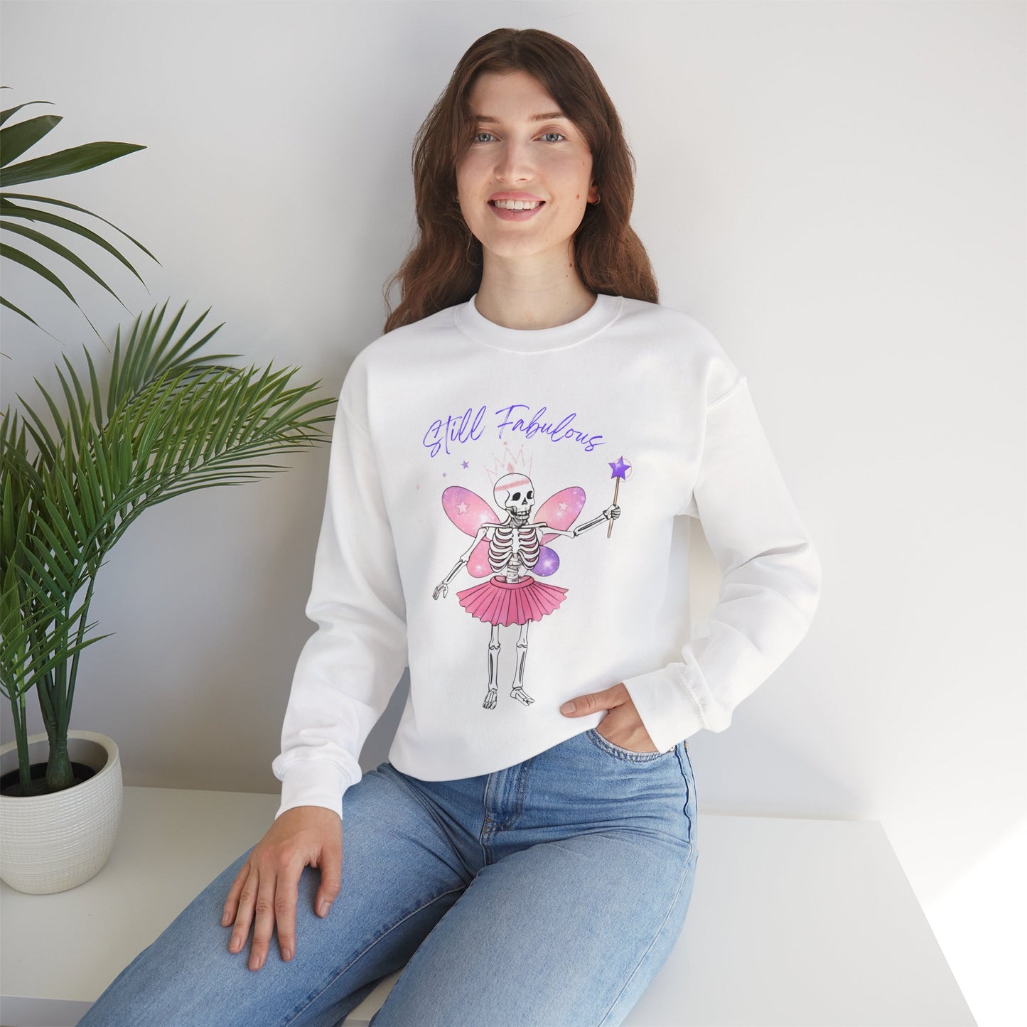 Still Fabulous Skeleton Fairy Sweatshirt