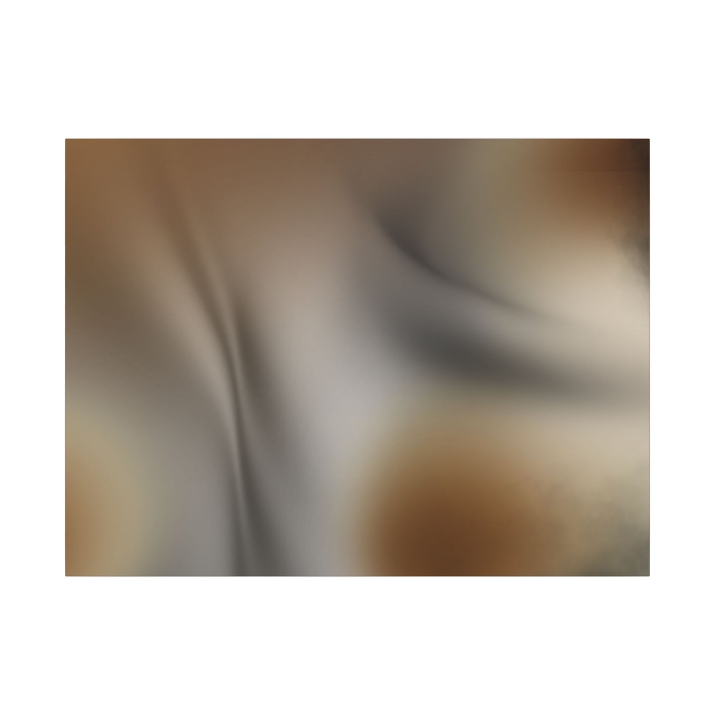 Abstract Brown Gradient Canvas Wall Art — Matte Stretched Canvas