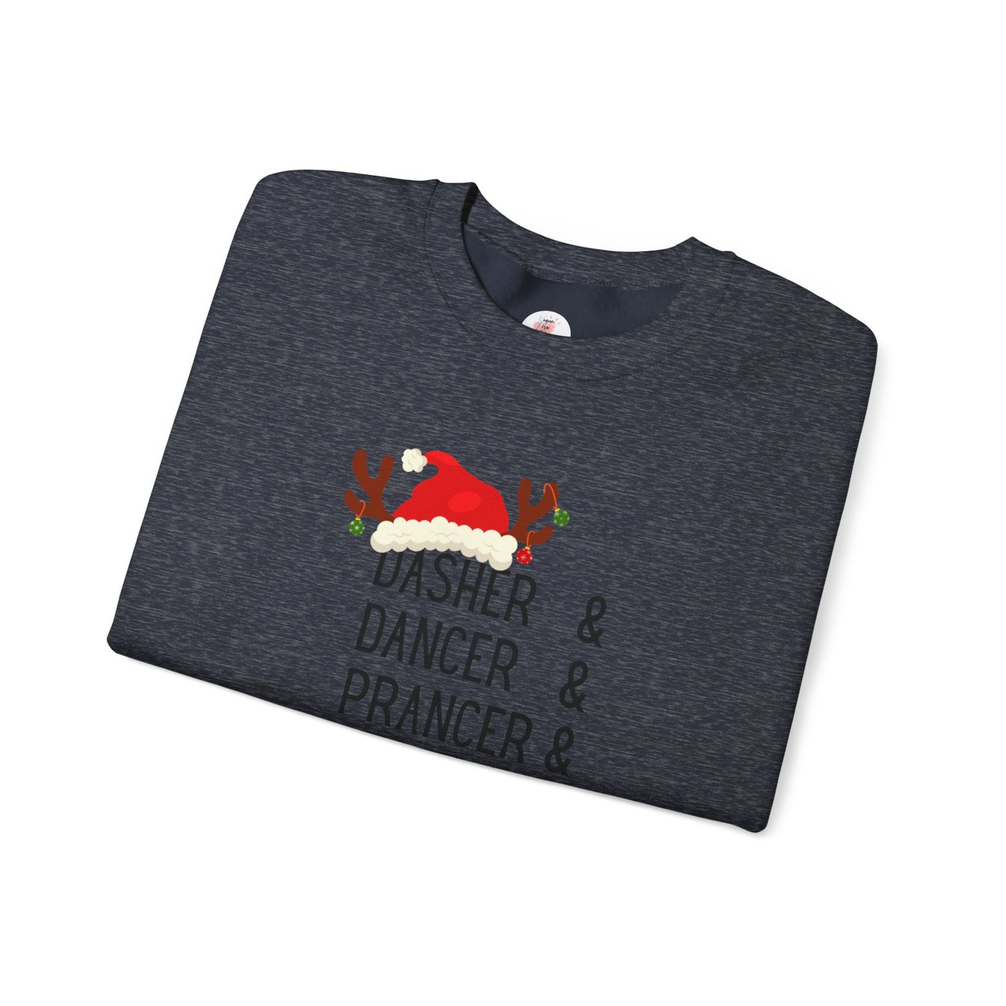 Holiday Reindeer ‘Dasher & Dancer & Prancer & Bourbon & Bourbon & Bourbon’ Christmas Sweatshirt