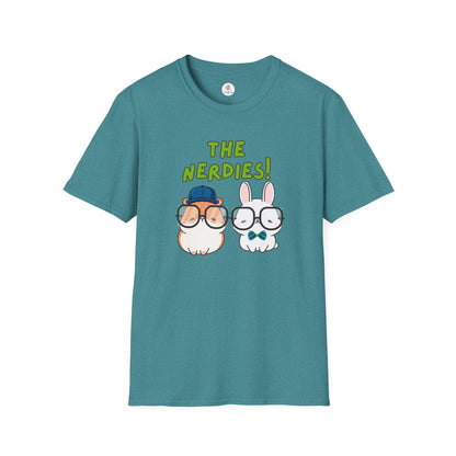The Nerdies! Cute Animal Nerds Graphic T-Shirt