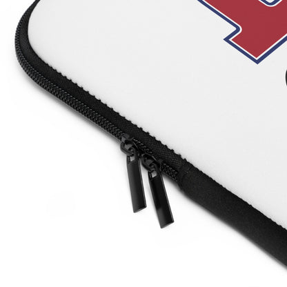 "LOVE" Laptop Sleeve — American Flag Flip-Flop & Donut Design