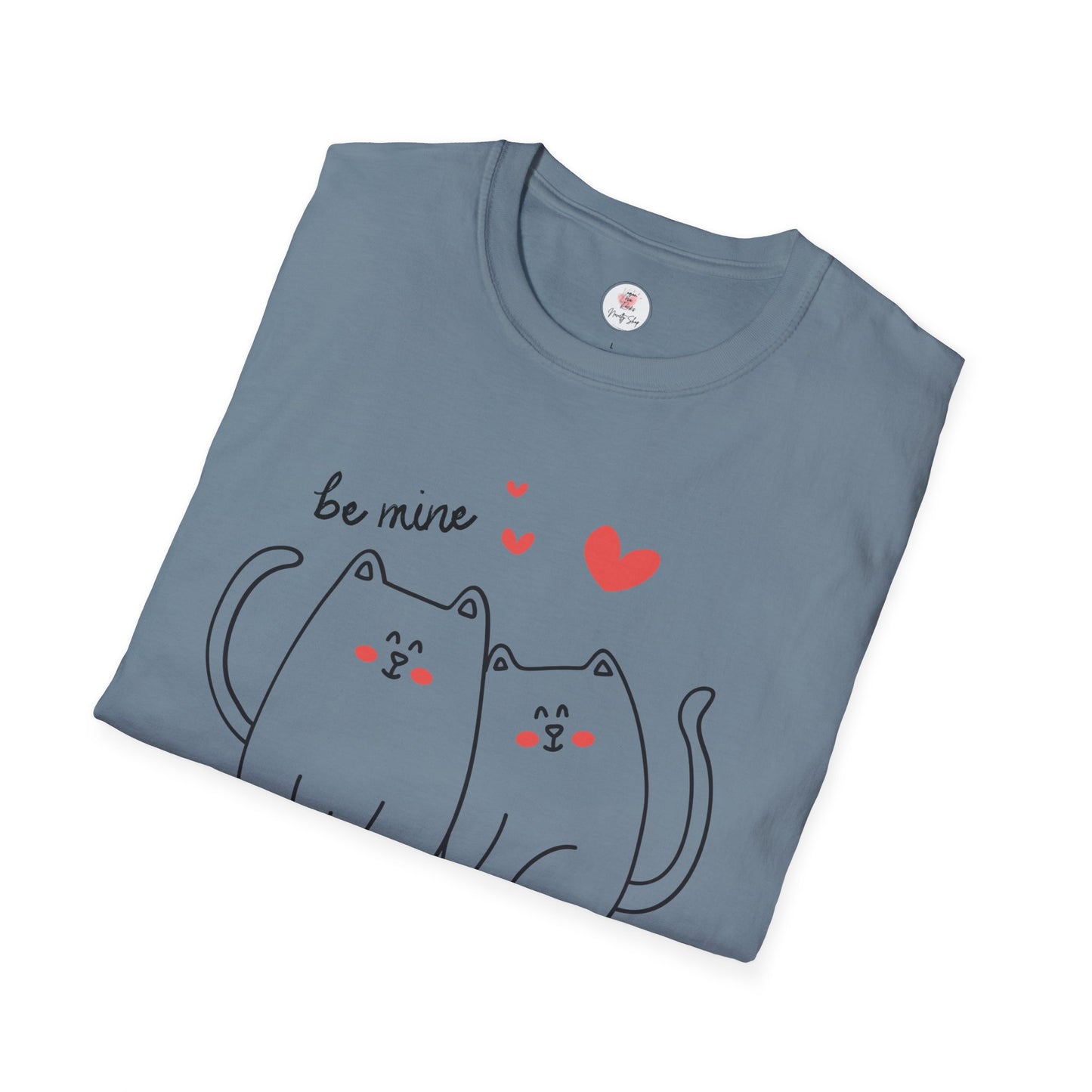 Be Mine Cute Cat T-Shirt — Valentine’s Cute Couple Kittens Tee