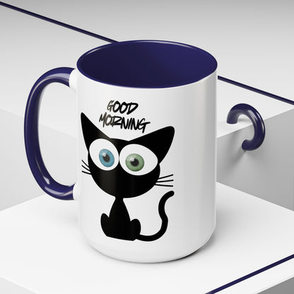 Cute Cat Good Morning Coffee Mug