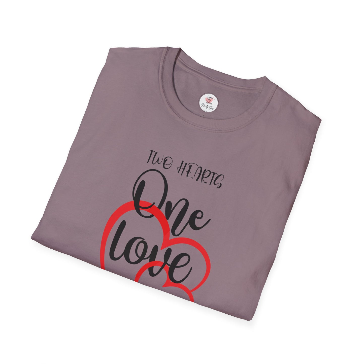Two Hearts - One Love T-Shirt — "We Are One" Graphic Tee
