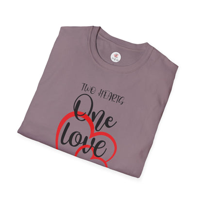 Two Hearts - One Love T-Shirt — "We Are One" Graphic Tee