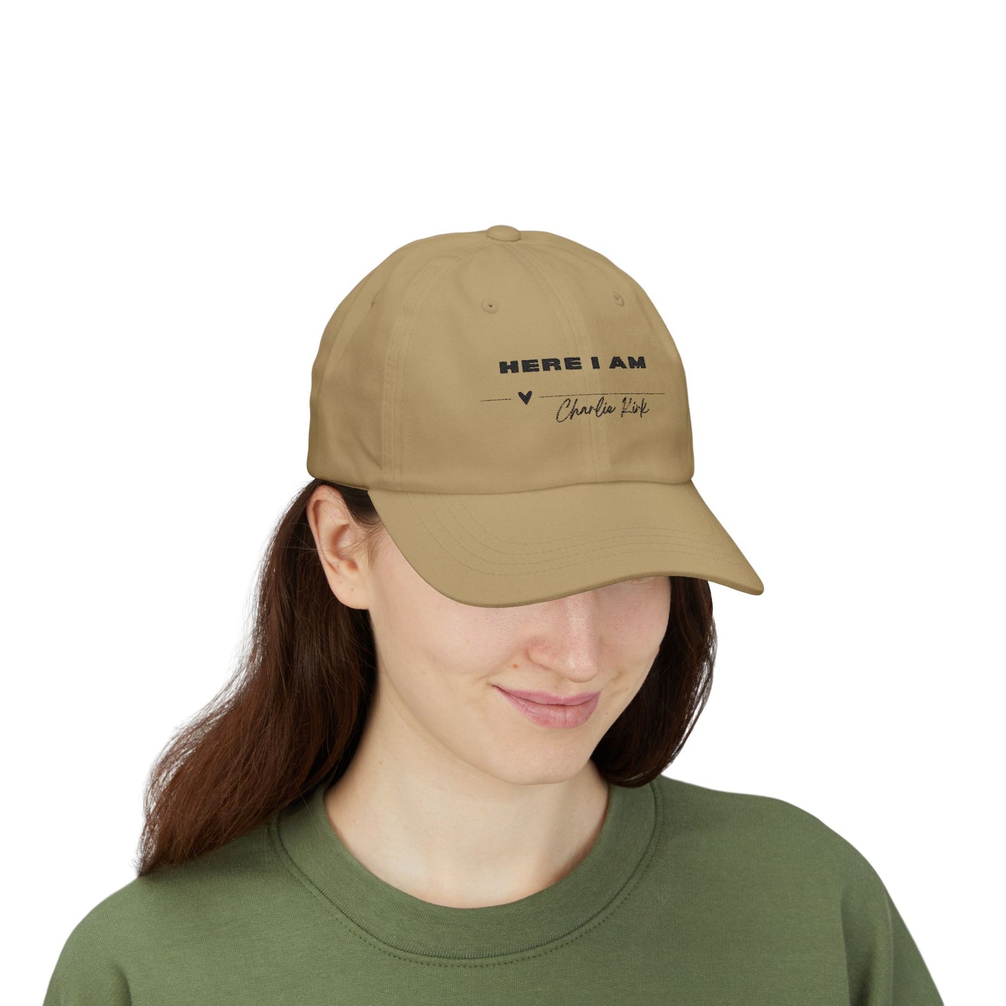 HERE I AM - Charlie Kirk, Classic Baseball Cap