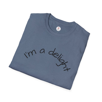 I'm a Delight T-Shirt — Cute Minimalist Positive Message Tee