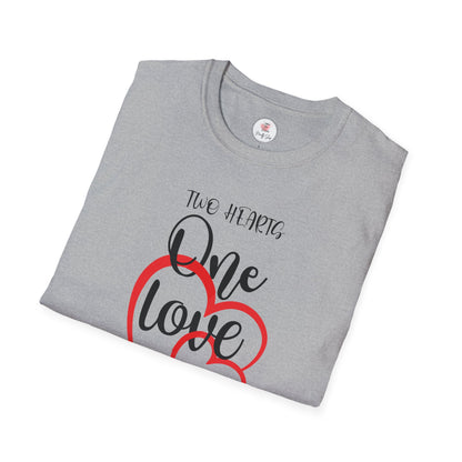 Two Hearts - One Love T-Shirt — "We Are One" Graphic Tee