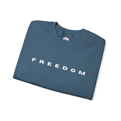 Freedom Crewneck Sweatshirt — "Well Done, My Good and Faithful Servant" Christian Pullover in Honor of Charlie Kirk