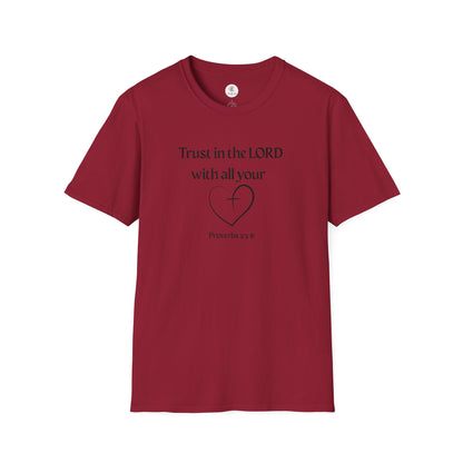 Trust in the LORD T-Shirt — Proverbs 3:5 Faith Tee
