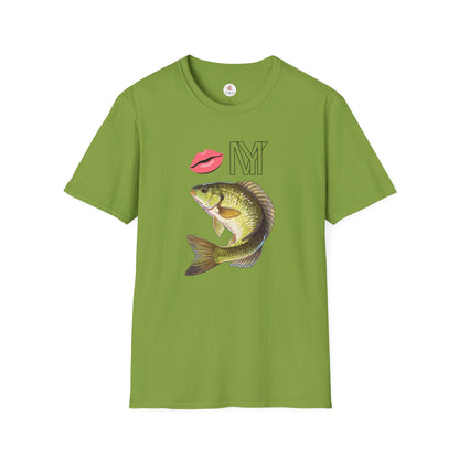 Kiss My Bass T-Shirt — Funny Fishing Graphic Tee