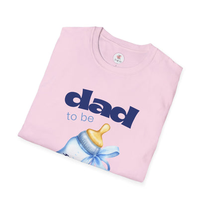 Dad-To-Be Baby Bottle Tee — New Dad Announcement Shirt