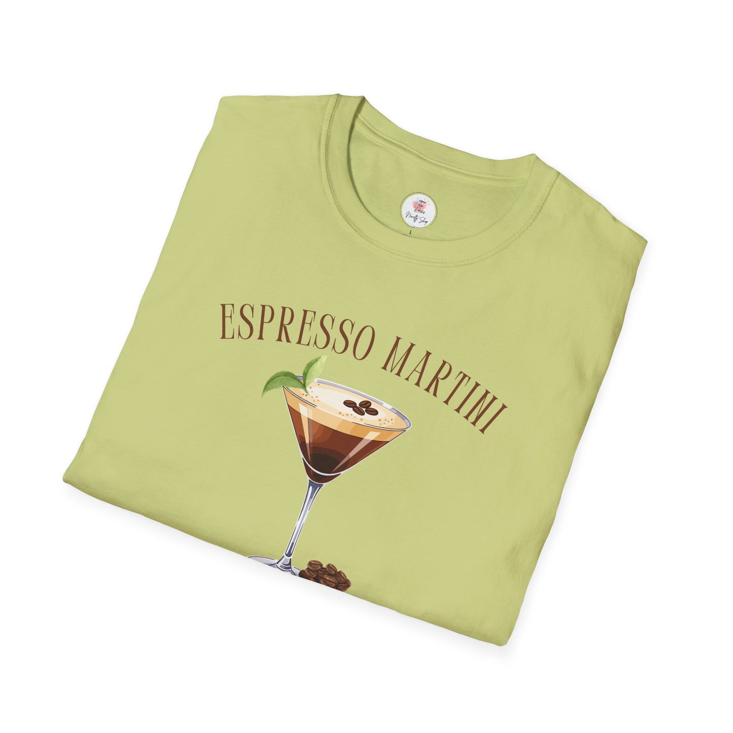 Espresso Martini Social Club T-Shirt — 'It's Tini Time' Cocktail Tee
