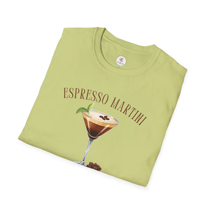 Espresso Martini Social Club T-Shirt — 'It's Tini Time' Cocktail Tee