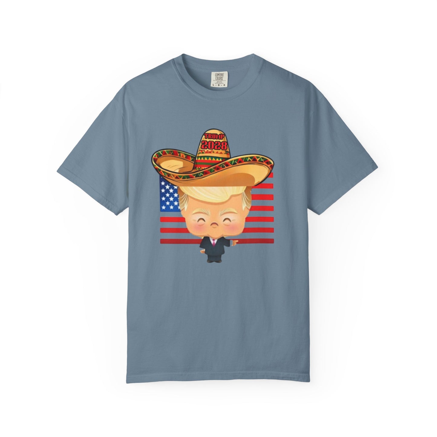 Trump 2028 Mexican Sombrero  Patriotic T-shirt