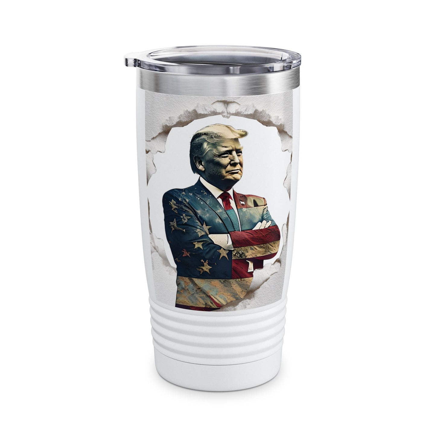 Patriotic Trump Peace Through Strength Tumbler, 20oz