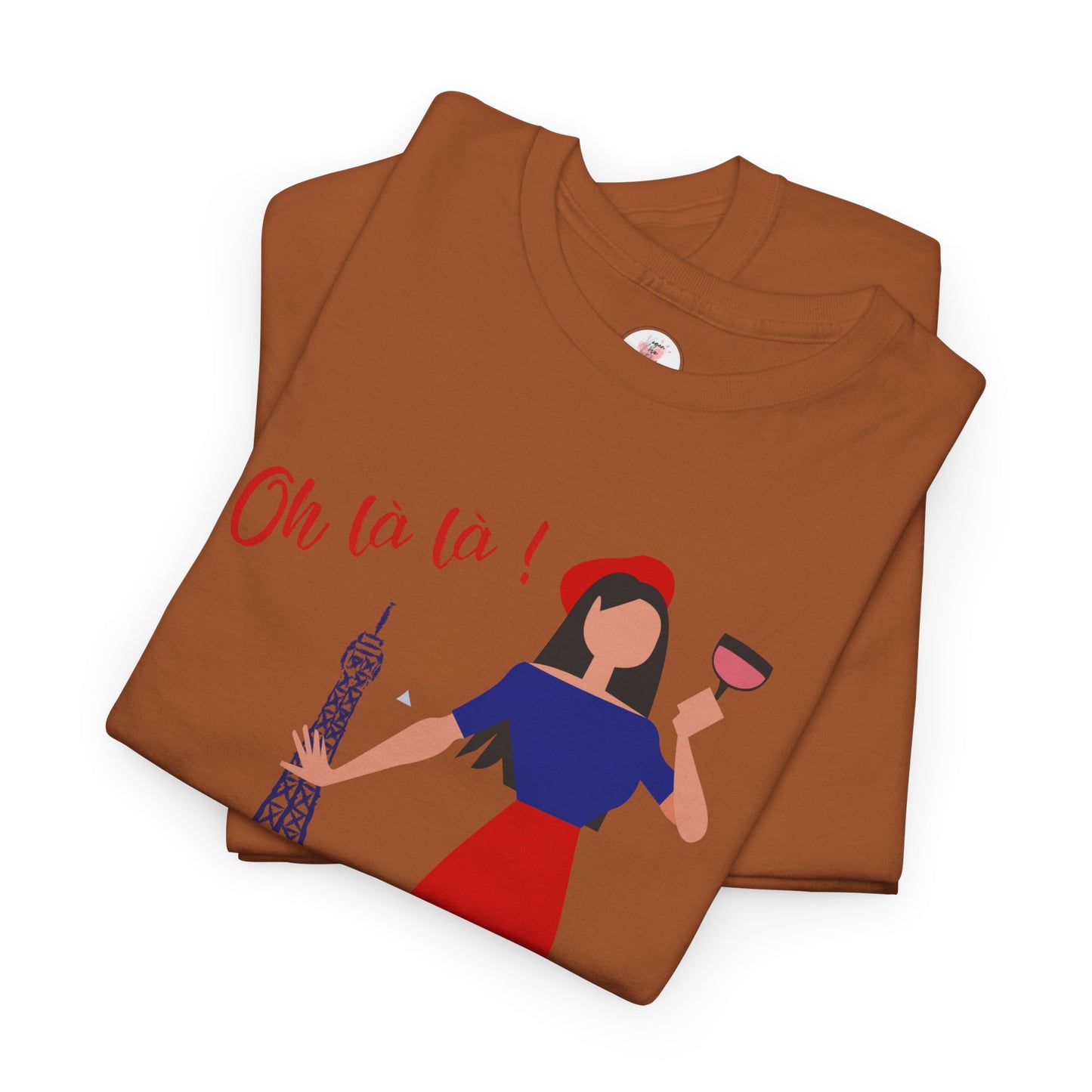 Parisian Wine & Eiffel T-Shirt — Oh La La! French Travel Tee