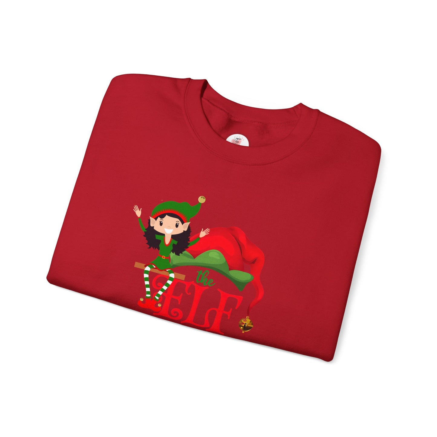 Holiday Crewneck Sweatshirt - 'The Elf Made Me Do It'