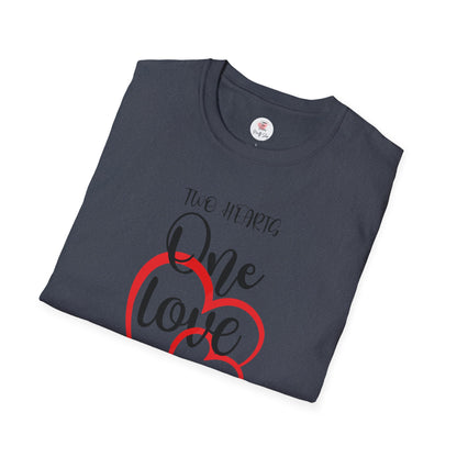 Two Hearts - One Love T-Shirt — "We Are One" Graphic Tee