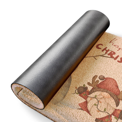 Holiday Snowman Doormat - 'Happy Christmas' & 'Merry Hanukkah' Festive Welcome Mat