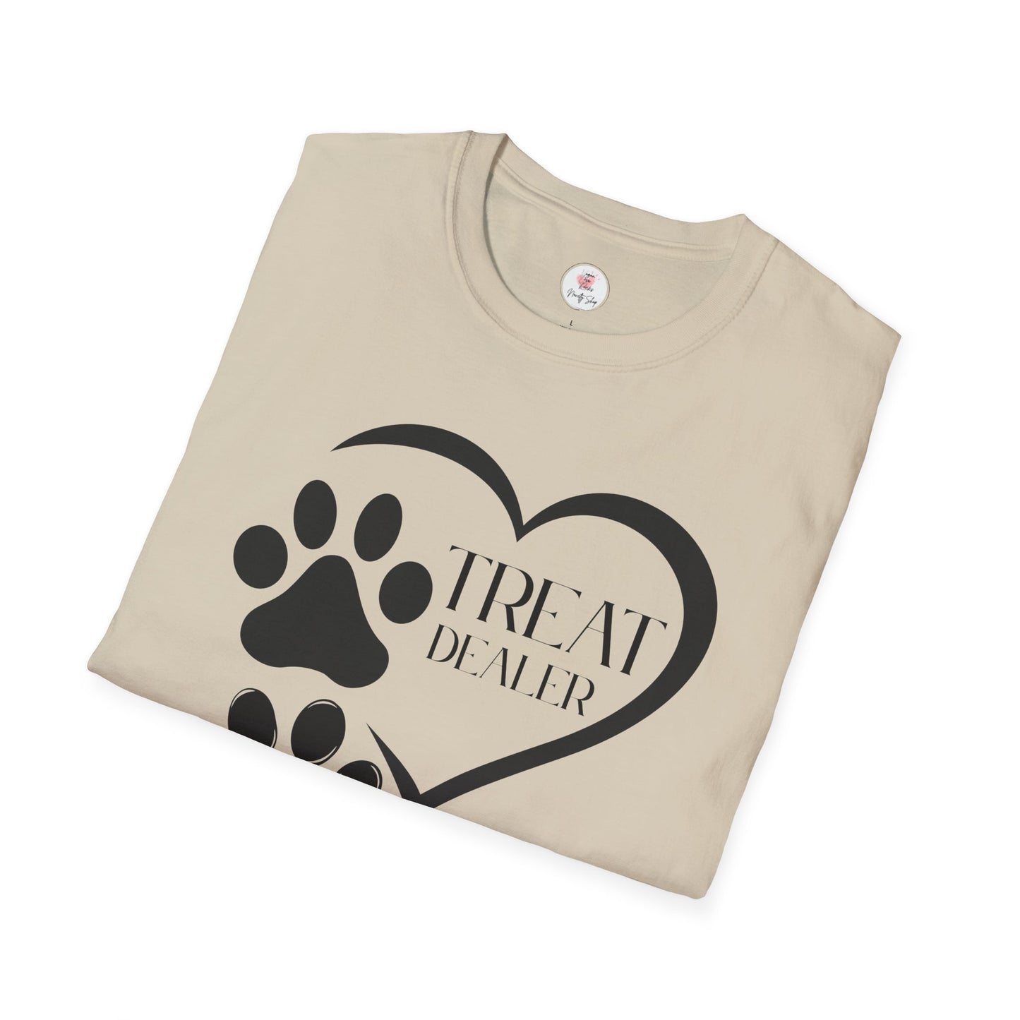 Dog Paw Heart Treat Dealer T-Shirt