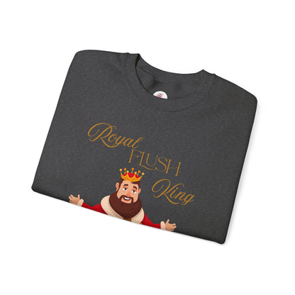 Crewneck Sweatshirt - Royal Flush King Sweat — With A Wink!