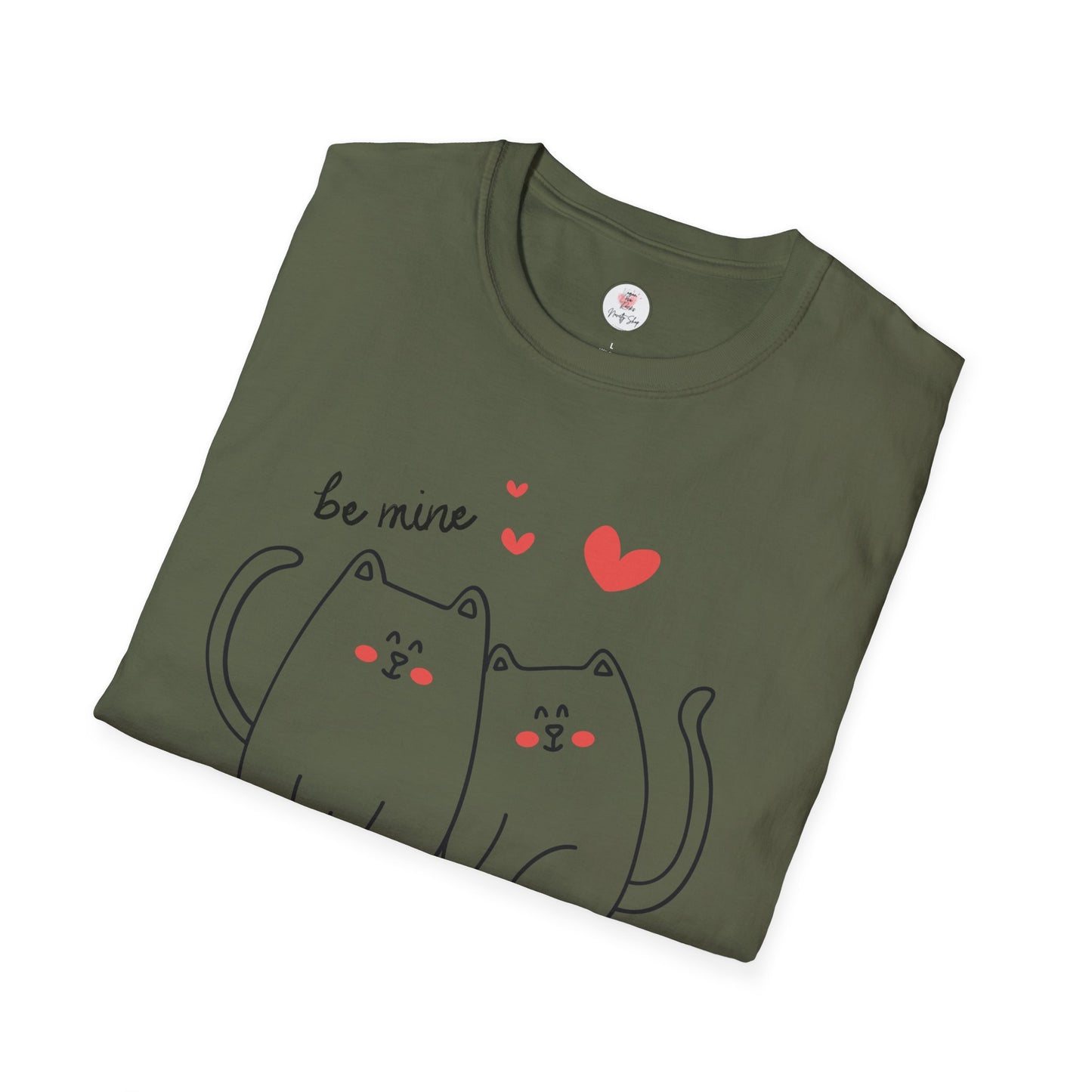 Be Mine Cute Cat T-Shirt — Valentine’s Cute Couple Kittens Tee