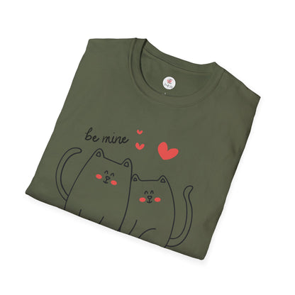 Be Mine Cute Cat T-Shirt — Valentine’s Cute Couple Kittens Tee