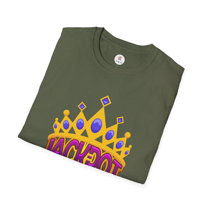 Jackpot Queen - Crown T-Shirt — Casino Lucky Winner Graphic Tee