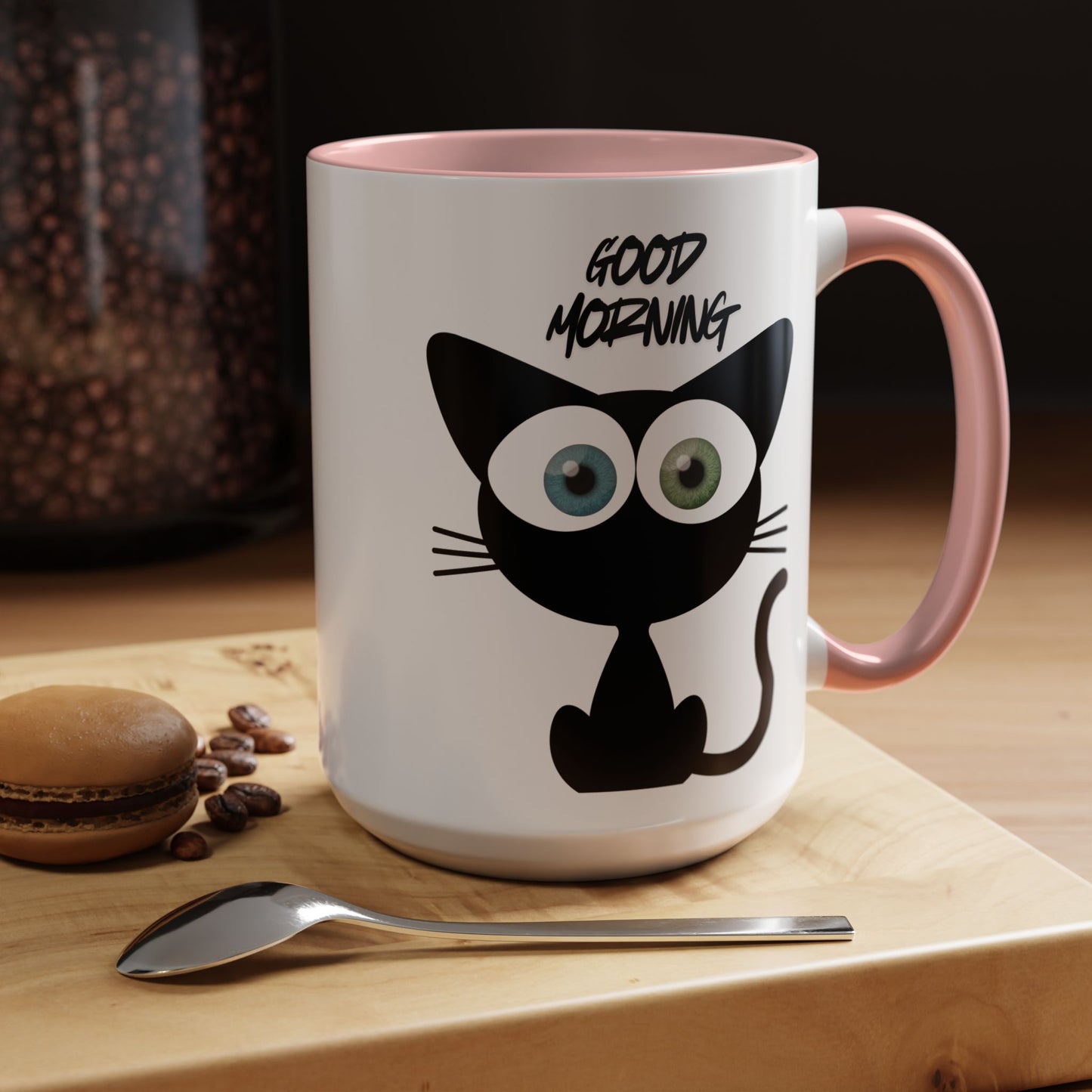 Cute Cat Good Morning Coffee Mug