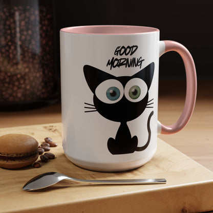 Cute Cat Good Morning Coffee Mug