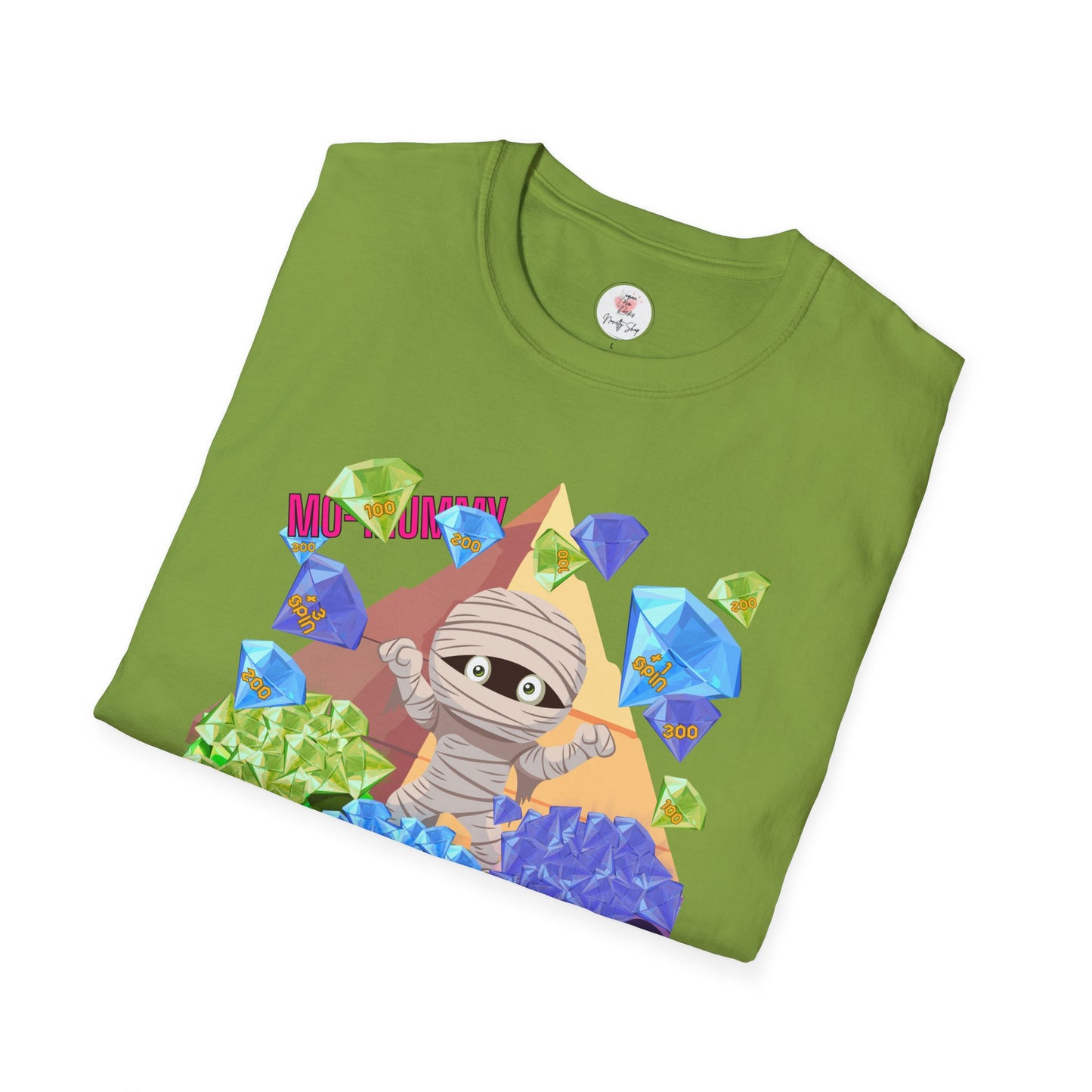 Mummy Gems T‑Shirt — Cute Mummy Slots