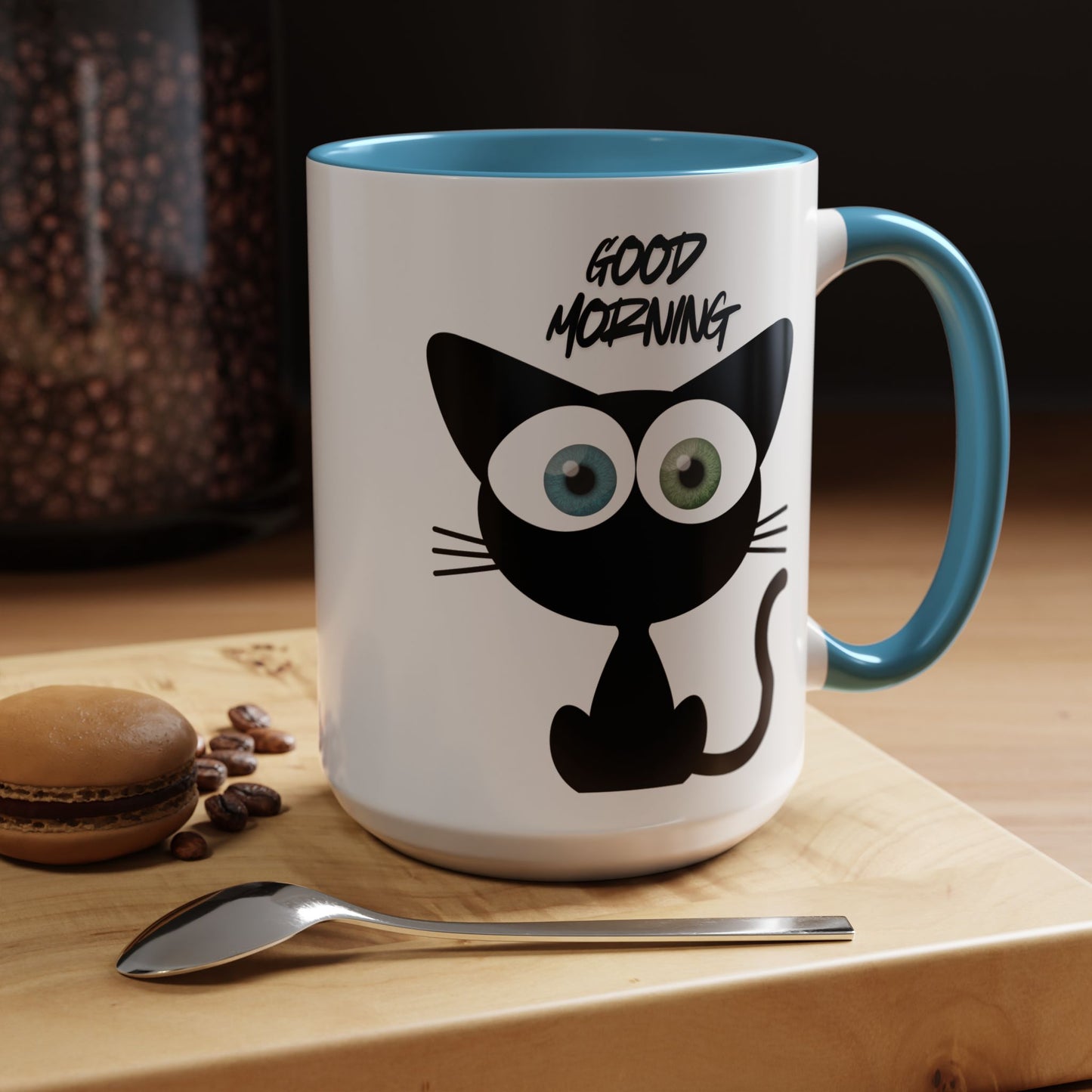 Cute Cat Good Morning Coffee Mug