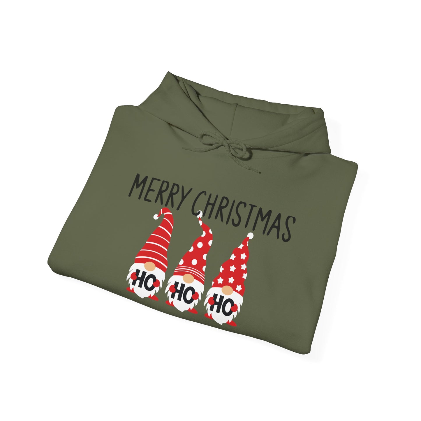 Christmas Gnome Hoodie — Merry Christmas Ho Ho Ho Holiday Sweatshirt