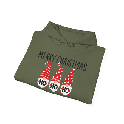 Christmas Gnome Hoodie — Merry Christmas Ho Ho Ho Holiday Sweatshirt