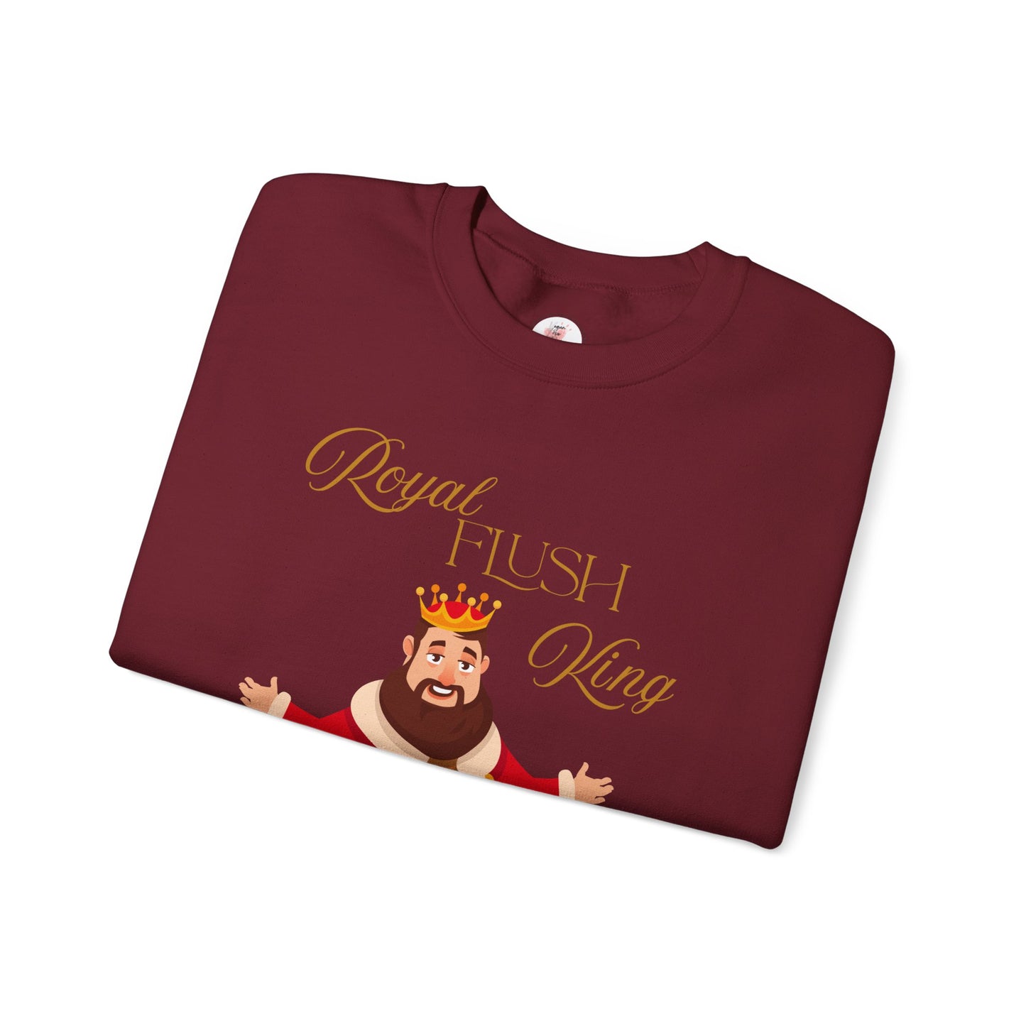 Crewneck Sweatshirt - Royal Flush King Sweat — With A Wink!