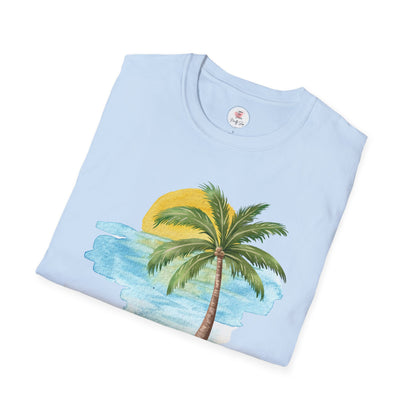 Retirement T-Shirt — "It's 5 O'Clock Everywhere" Tropical Vacation Tee