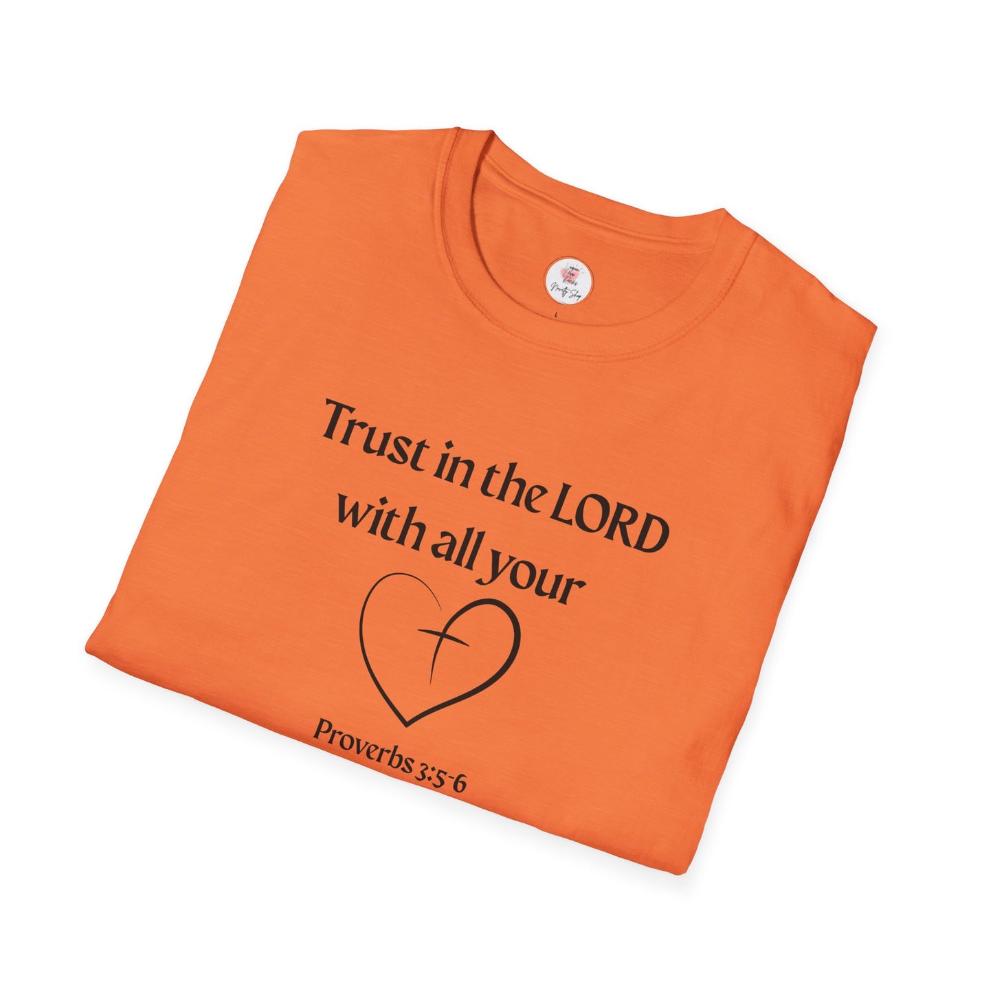 Trust in the LORD T-Shirt — Proverbs 3:5 Faith Tee