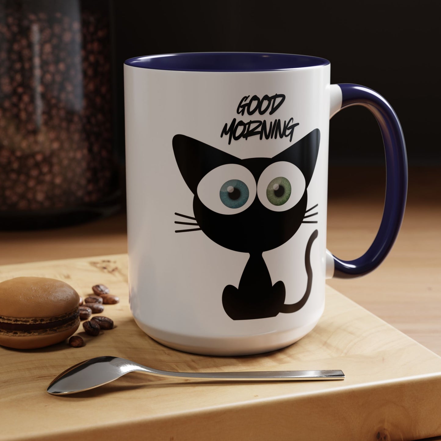 Cute Cat Good Morning Coffee Mug