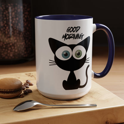 Cute Cat Good Morning Coffee Mug