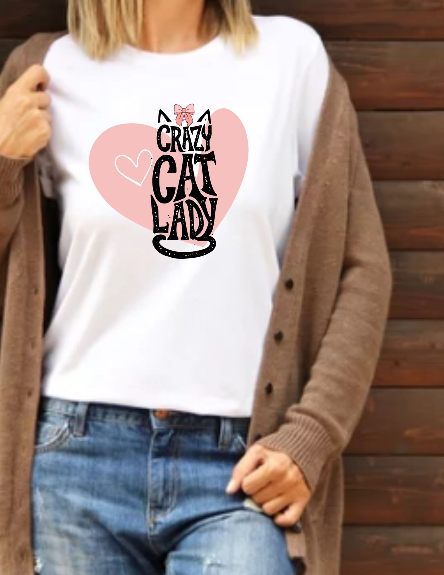 Funny Cat Lover Graphic Tee, Crazy Cat Lady Shirt