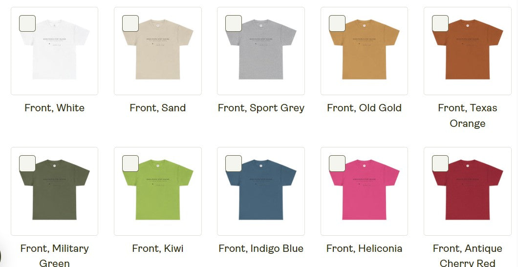 When People Stop Talking, That's When Violence Happens Motivational T-shirt