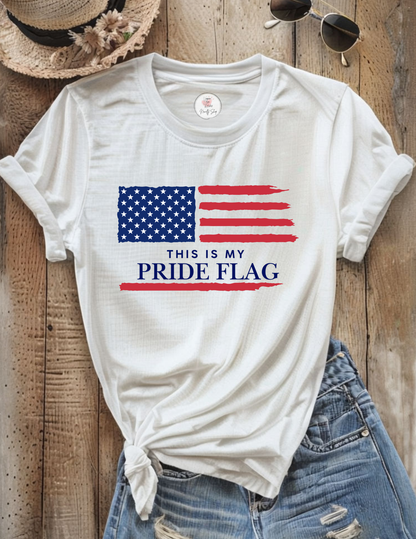 Patriotic 'This Is My Pride Flag' T‑Shirt