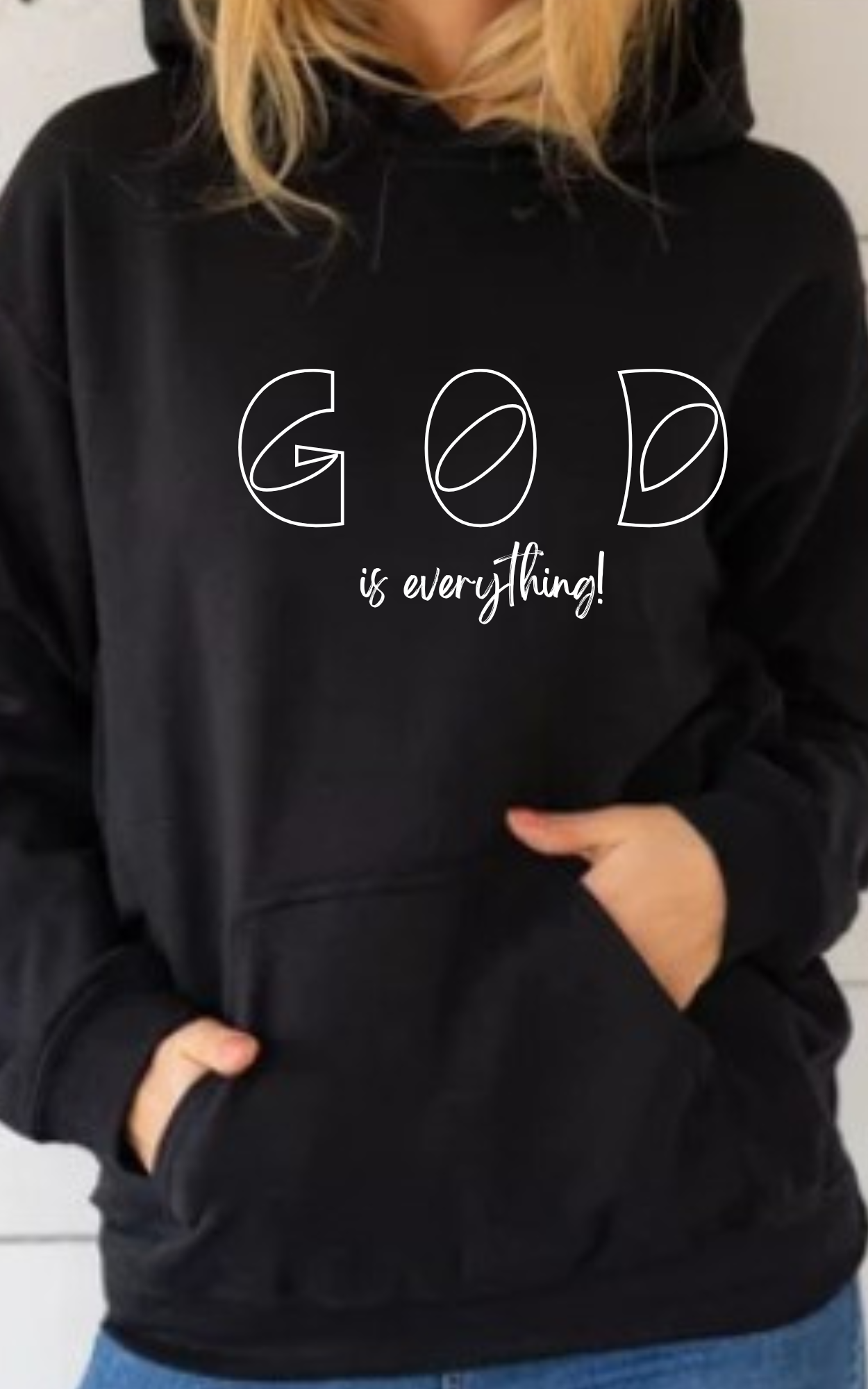 God Is Within Me Hoodie — Inspirational Faith Graphic Hoodie
