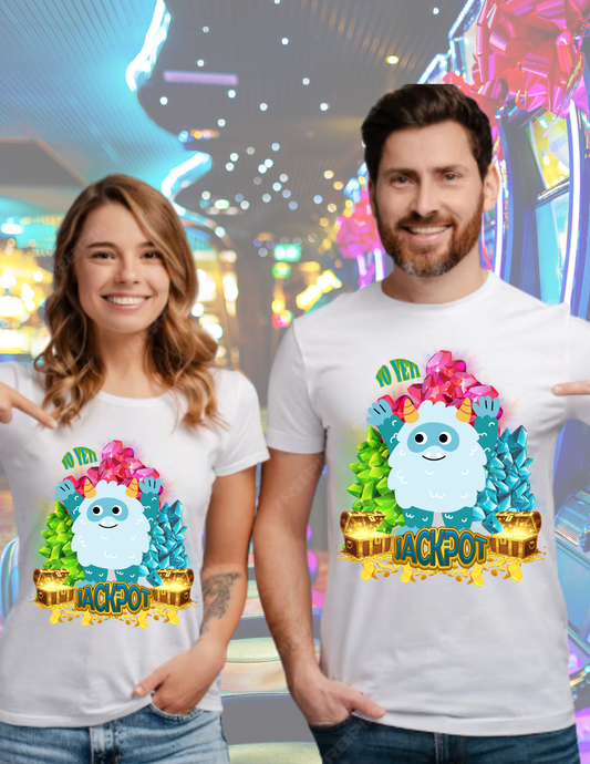 YO YETI Gaming T-Shirt – Jackpot Win Tee