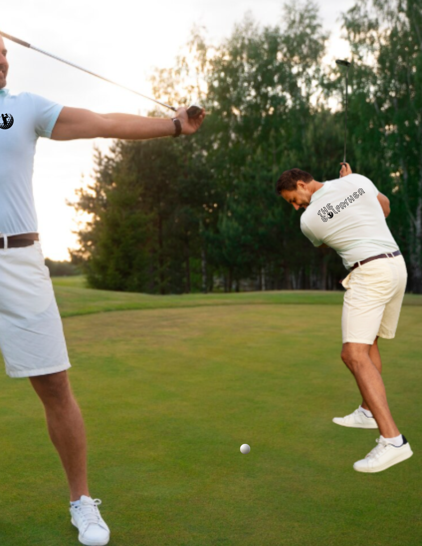 Golf Polo Shirt — 'The Golfather' Logo Performance Polo