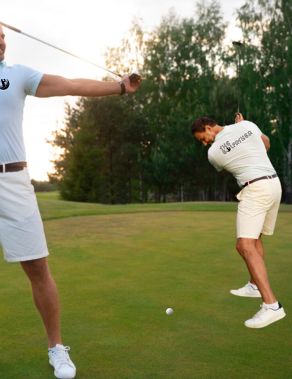 Golf Polo Shirt — 'The Golfather' Logo Performance Polo