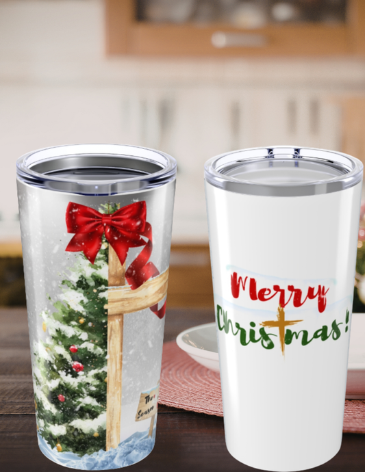 The Season - The Reason Merry Christmas 20 oz Tumbler — Holiday Travel Cup